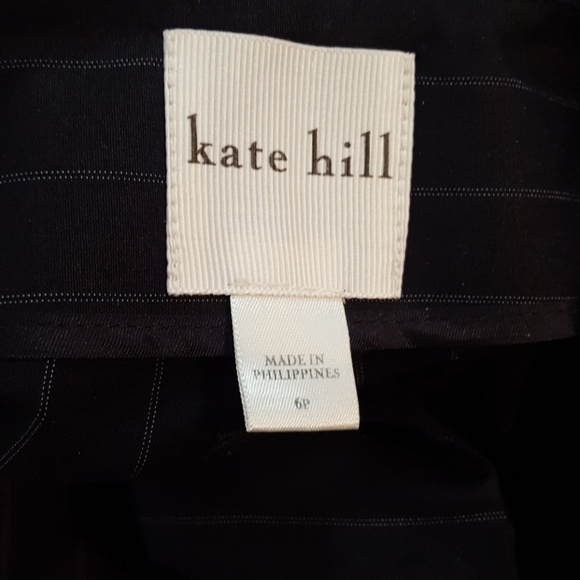 Kate Hill Navy Blue Wide Leg Pants - Picture 3 of 5